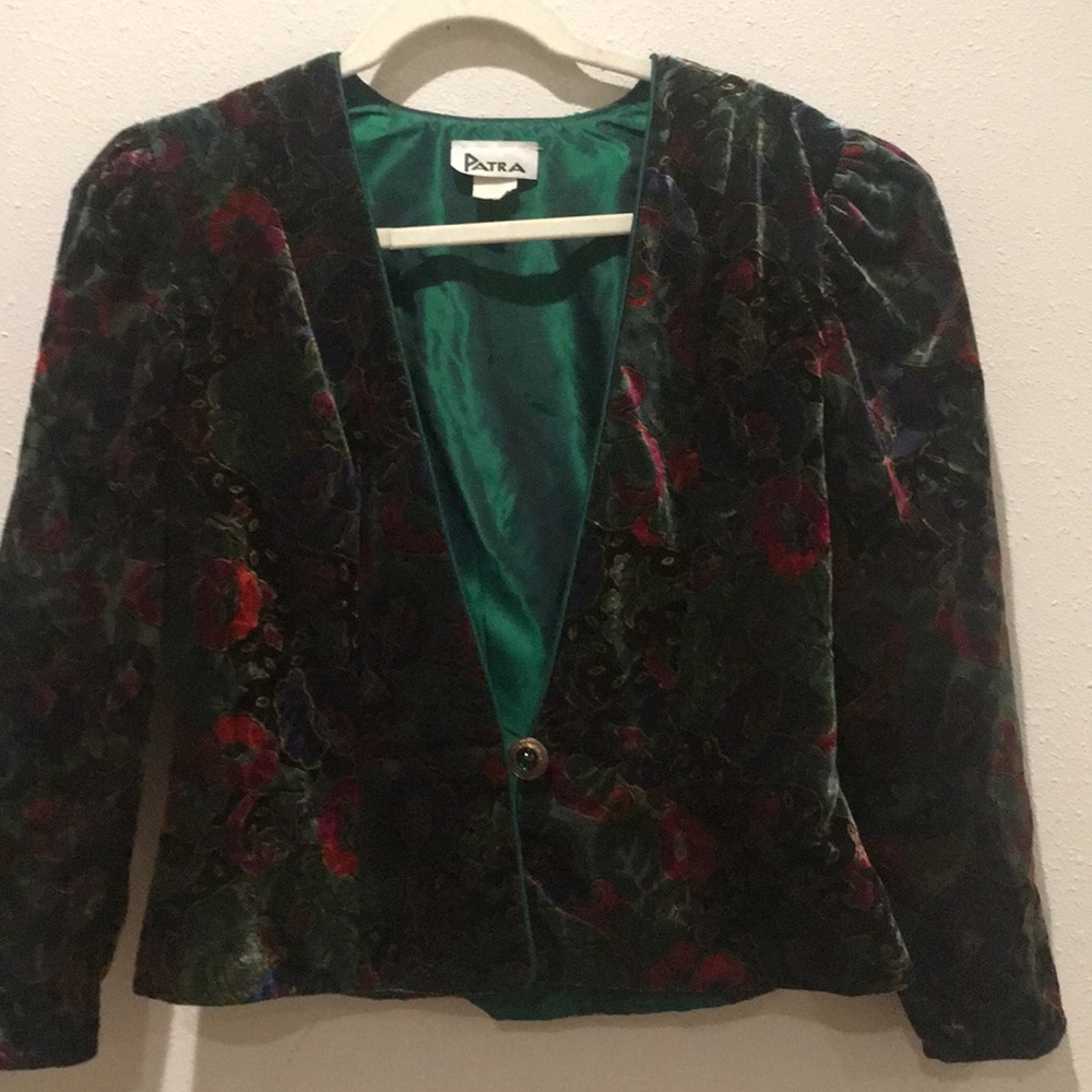 Vintage velvet jacket.